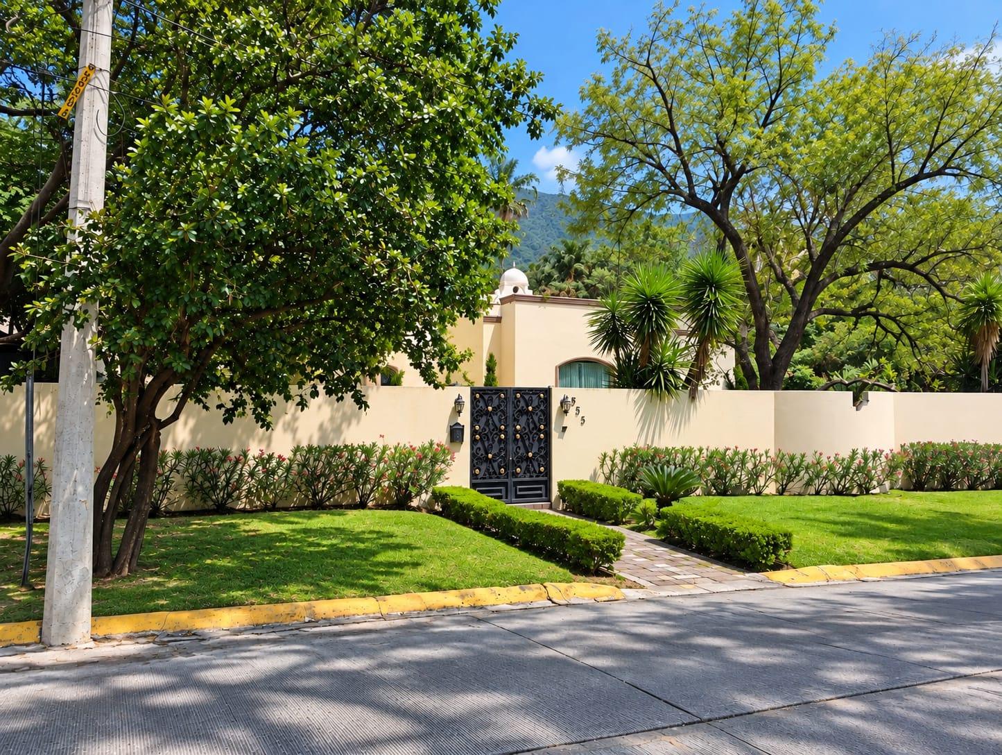 Residencia de Lujo de un piso con altura doble — portada