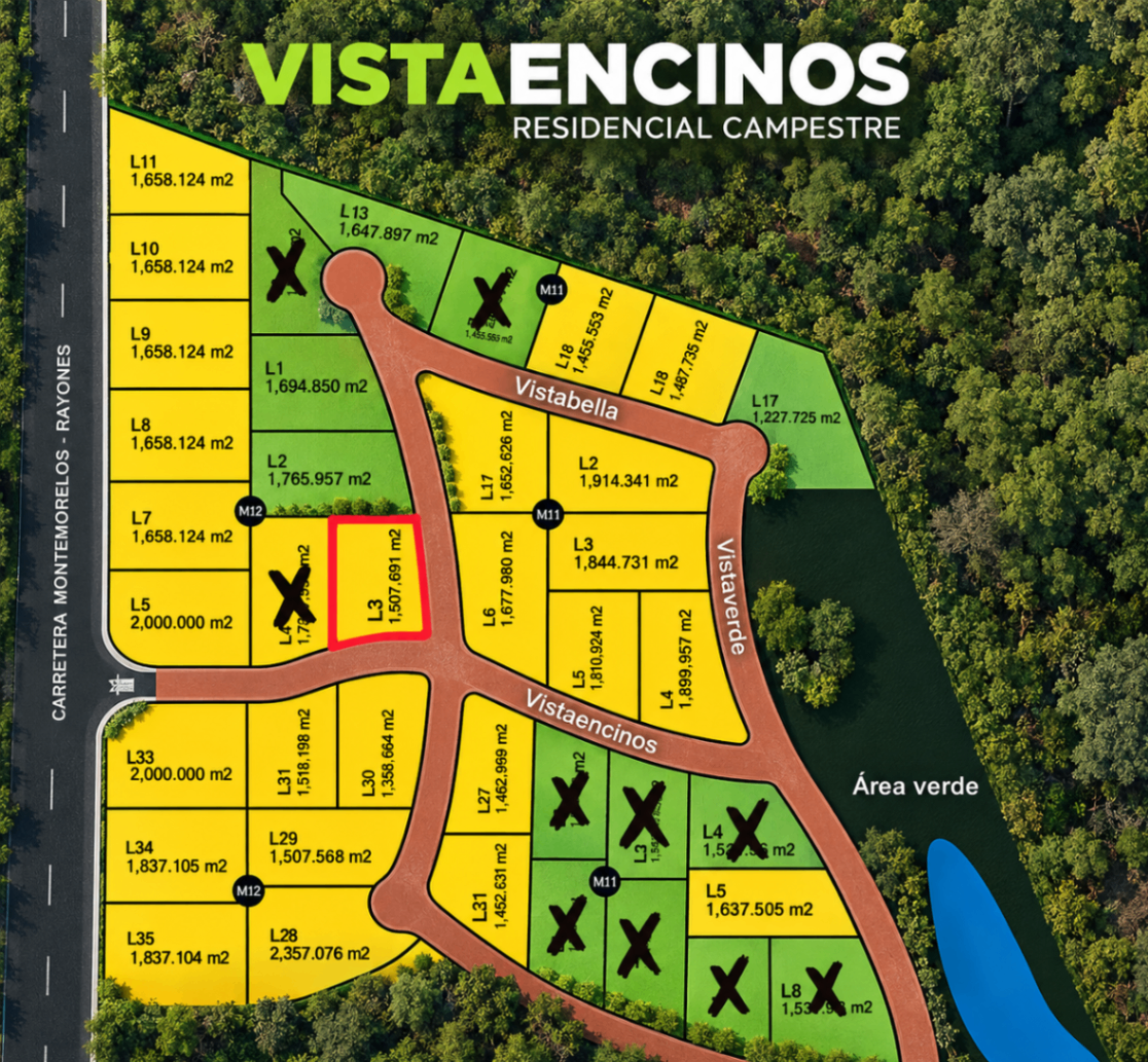 TERRENO EN ESQUINA EN VISTAENCINOS RESIDENCIAL CAMPESTRE — imagen 4